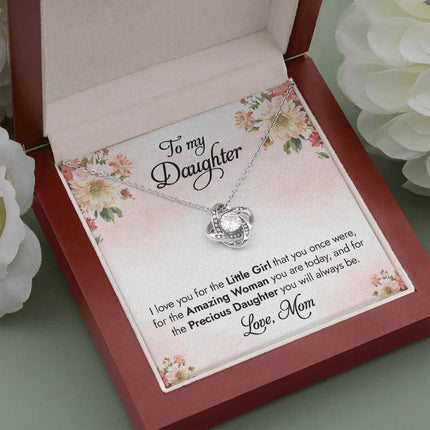 To My Daughter - I Love You For The Little Girl - Necklace SO83 - Charming Present