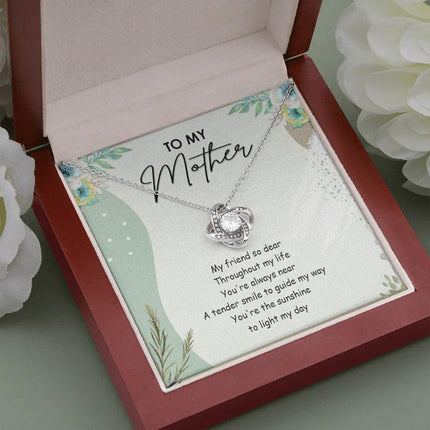 To My Mom You're The Sun Shine To Light My Day - Necklace SO20V - Charming Present