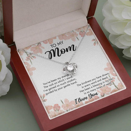 To My Mom You've Been My Strength Necklace SO40 - Charming Present