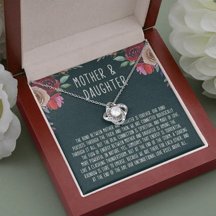 Mother's Day Gift - The Bond Between Mother And Daughter Is Forever - Necklace SO16T - Charming Present
