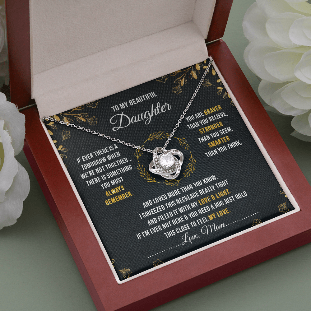 To My Beautiful Daughter - You Are Braver Than You Believe - Necklace SO40V
