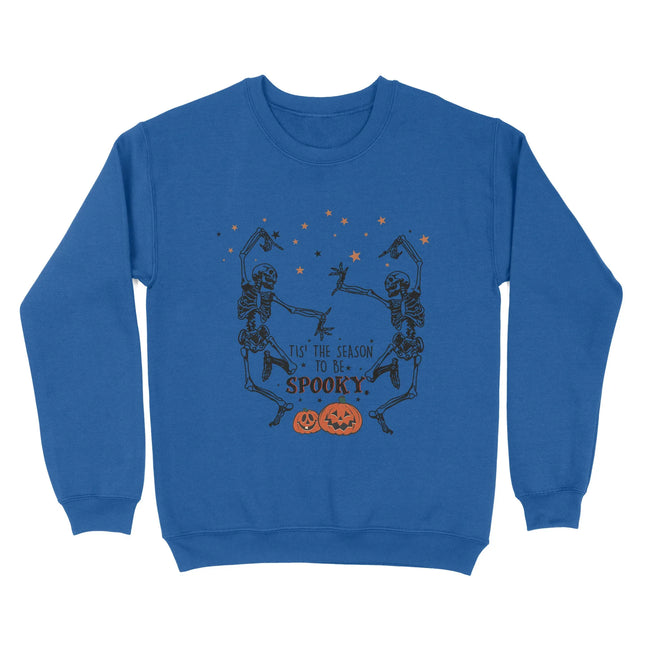 Retro Skeleton Dancing Halloween Sweatshirts - Charming Present