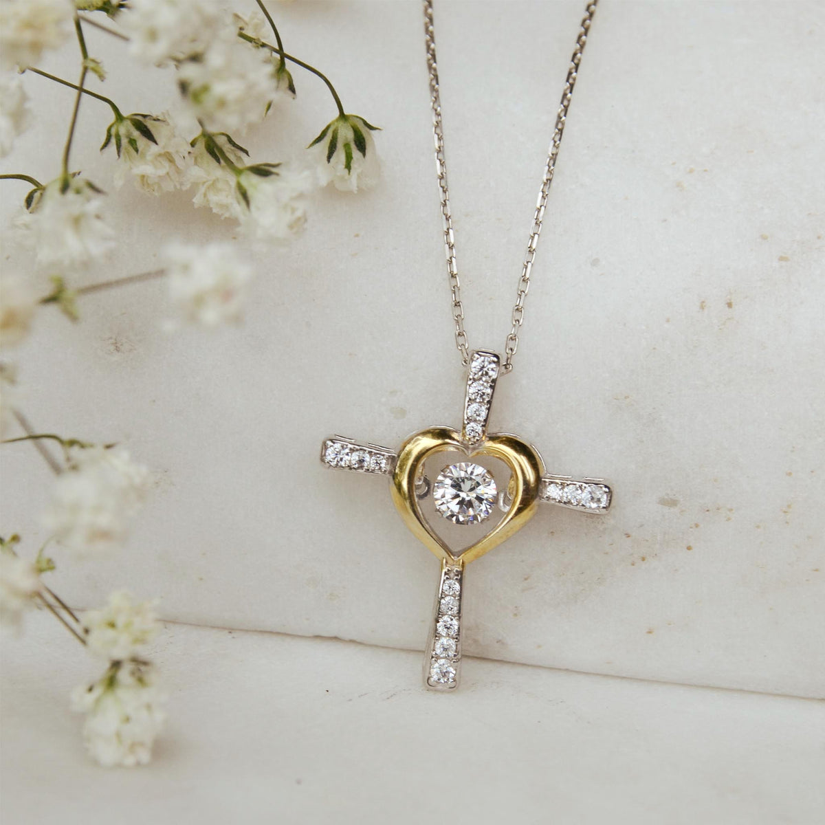 To My Beautiful Daughter - You Mean To Me - Cross Dancing Necklace