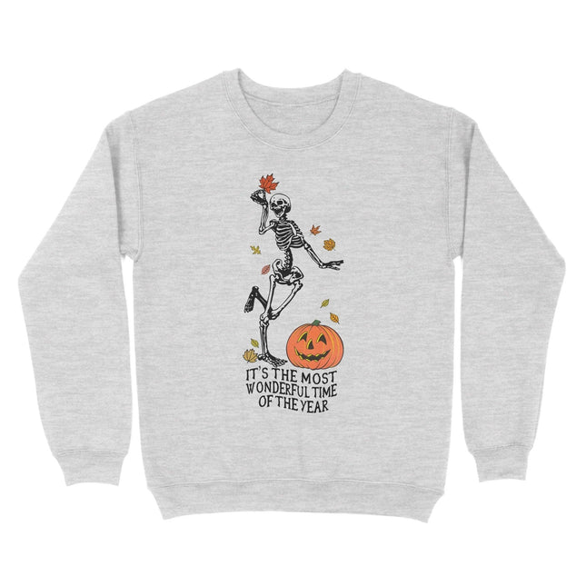 Skeleton Fall Halloween Sweatshirt - Charming Present