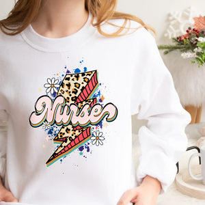 Leopard Nurse Sweatshirt